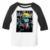 Trump 2024 Comic Cover Toddler Fine Jersey T-Shirt