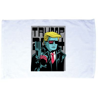 Trump 2024 Comic Cover Microfiber Hand Towel