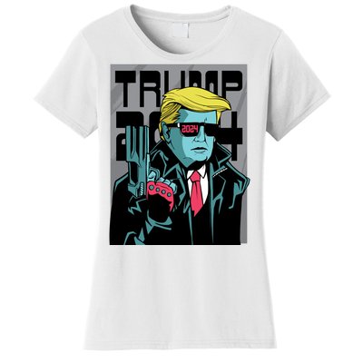 Trump 2024 Comic Cover Women's T-Shirt