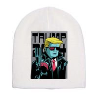 Trump 2024 Comic Cover Short Acrylic Beanie