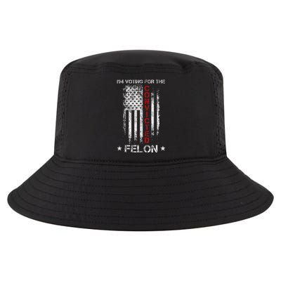 Trump 2024 Convicted Felon Cool Comfort Performance Bucket Hat