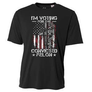 Trump 2024 Convicted Felon Im Voting Convicted Felon 2024 Cooling Performance Crew T-Shirt