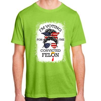 Trump 2024 Convicted Felon IM Voting Convicted Felon 2024 Adult ChromaSoft Performance T-Shirt