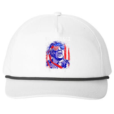 Trump 2024 Convicted Felon IM Voting Convicted Felon 2024 Snapback Five-Panel Rope Hat