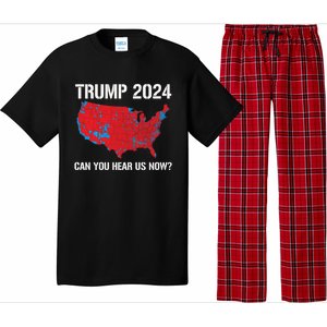 Trump 2024 Can You Hear Us Now Funny Electoral Map Gift Pajama Set