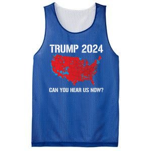 Trump 2024 Can You Hear Us Now Funny Electoral Map Gift Mesh Reversible Basketball Jersey Tank