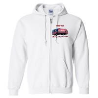 Trump 2024 Cleaning Up 4 Years Of Crap Garbage Truck Full Zip Hoodie