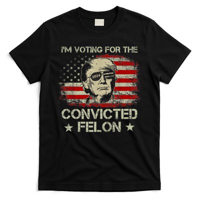 Trump 2024 Convicted Felon Voting Convicted Felon 2024 T-Shirt