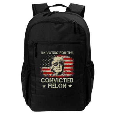 Trump 2024 Convicted Felon Voting Convicted Felon 2024 Daily Commute Backpack