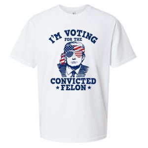 Trump 2024 Convicted Felon IM Voting Convicted Felon 2024 Sueded Cloud Jersey T-Shirt