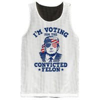 Trump 2024 Convicted Felon IM Voting Convicted Felon 2024 Mesh Reversible Basketball Jersey Tank