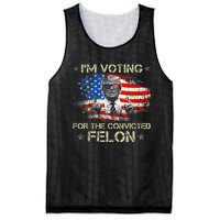 Trump 2024 Convicted Felon IM Voting Convicted Felon 2024 Mesh Reversible Basketball Jersey Tank