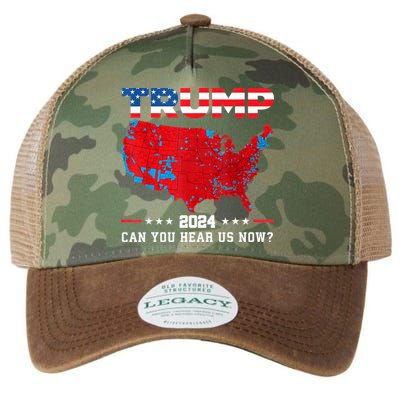 Trump 2024 Can You Hear Us Now Map Of 2024 Election Results Legacy Tie Dye Trucker Hat