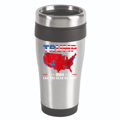 Trump 2024 Can You Hear Us Now Map Of 2024 Election Results 16oz Travel Tumbler