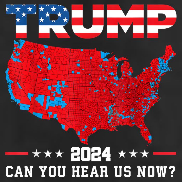 Trump 2024 Can You Hear Us Now Map Of 2024 Election Results Microfiber Hand Towel
