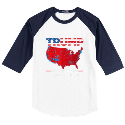 Trump 2024 Can You Hear Us Now Map Of 2024 Election Results Baseball Sleeve Shirt