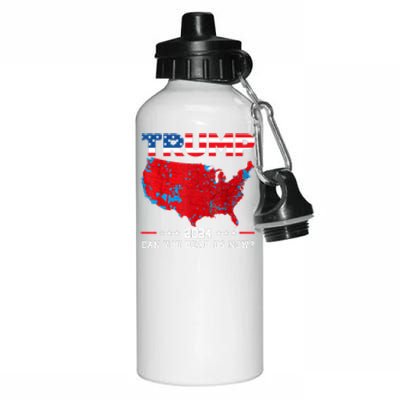 Trump 2024 Can You Hear Us Now Map Of 2024 Election Results Aluminum Water Bottle