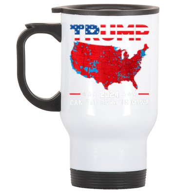 Trump 2024 Can You Hear Us Now Map Of 2024 Election Results Stainless Steel Travel Mug