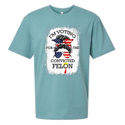 Trump 2024 Convicted Felon IM Voting Convicted Felon 2024 Sueded Cloud Jersey T-Shirt