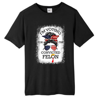 Trump 2024 Convicted Felon IM Voting Convicted Felon 2024 Tall Fusion ChromaSoft Performance T-Shirt