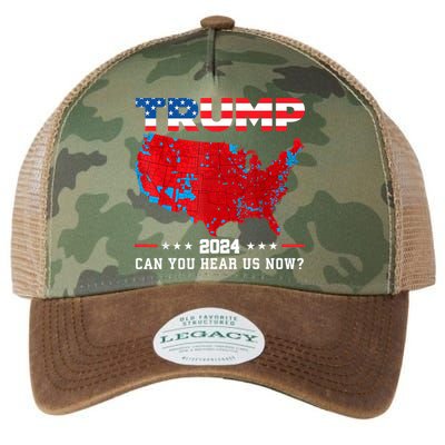 Trump 2024 Can You Hear Us Now Map Of 2024 Election Results Legacy Tie Dye Trucker Hat