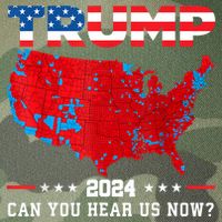 Trump 2024 Can You Hear Us Now Map Of 2024 Election Results Legacy Tie Dye Trucker Hat