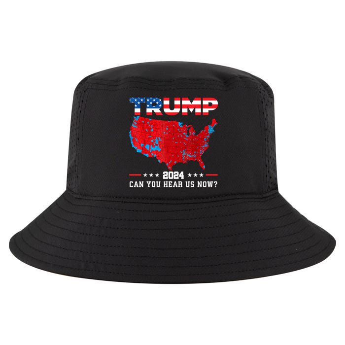Trump 2024 Can You Hear Us Now Map Of 2024 Election Results Cool Comfort Performance Bucket Hat