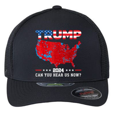 Trump 2024 Can You Hear Us Now Map Of 2024 Election Results Flexfit Unipanel Trucker Cap