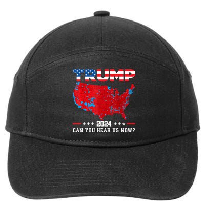 Trump 2024 Can You Hear Us Now Map Of 2024 Election Results 7-Panel Snapback Hat