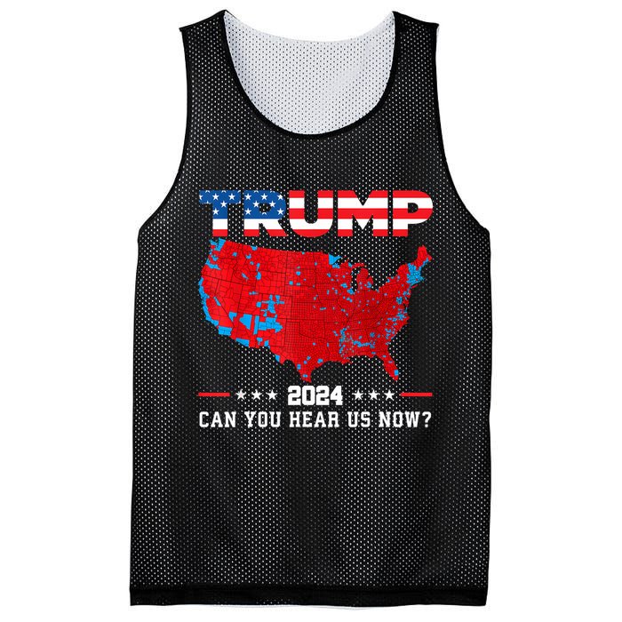 Trump 2024 Can You Hear Us Now Map Of 2024 Election Results Mesh Reversible Basketball Jersey Tank