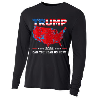 Trump 2024 Can You Hear Us Now Map Of 2024 Election Results Cooling Performance Long Sleeve Crew