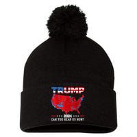 Trump 2024 Can You Hear Us Now Map Of 2024 Election Results Pom Pom 12in Knit Beanie