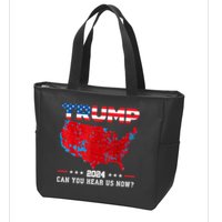 Trump 2024 Can You Hear Us Now Map Of 2024 Election Results Zip Tote Bag