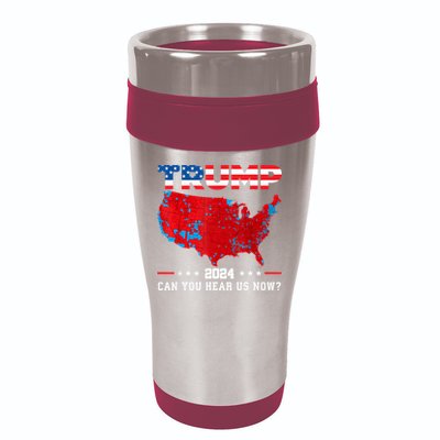 Trump 2024 Can You Hear Us Now Map Of 2024 Election Results 16oz Travel Tumbler
