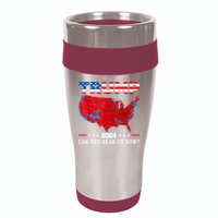 Trump 2024 Can You Hear Us Now Map Of 2024 Election Results 16oz Travel Tumbler
