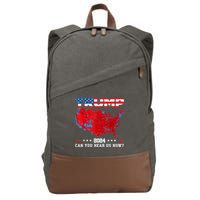 Trump 2024 Can You Hear Us Now Map Of 2024 Election Results Cotton Canvas Backpack