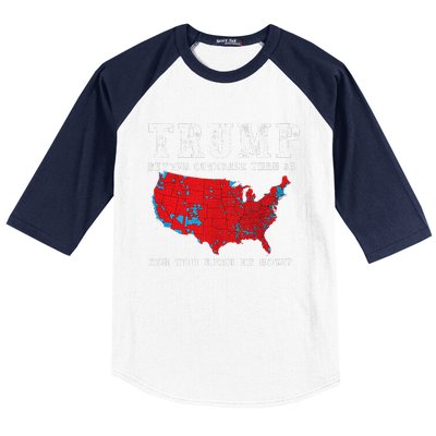 Trump 2024 Can You Hear Us Now Map Of 2024 Election Results Baseball Sleeve Shirt