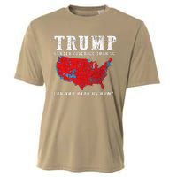 Trump 2024 Can You Hear Us Now Map Of 2024 Election Results Cooling Performance Crew T-Shirt