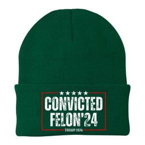 Trump 2024 Convicted Felon Knit Cap Winter Beanie