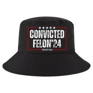 Trump 2024 Convicted Felon Cool Comfort Performance Bucket Hat