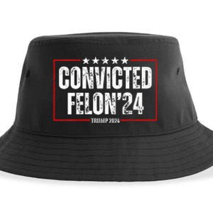 Trump 2024 Convicted Felon Sustainable Bucket Hat