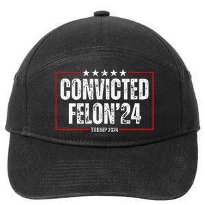 Trump 2024 Convicted Felon 7-Panel Snapback Hat