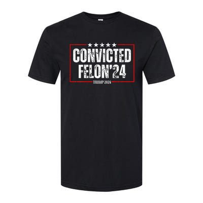 Trump 2024 Convicted Felon Softstyle® CVC T-Shirt