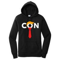 Trump 2024 Convicted Felon Don The Con Women's Pullover Hoodie