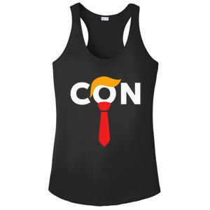 Trump 2024 Convicted Felon Don The Con Ladies PosiCharge Competitor Racerback Tank