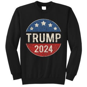 Trump 2024 Campaign Button Re Elect President Trump Sweatshirt