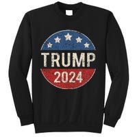 Trump 2024 Campaign Button Re Elect President Trump Sweatshirt