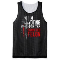 Trump 2024 Convicted Felon IM Voting Convicted Felon 2024 Mesh Reversible Basketball Jersey Tank