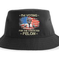 Trump 2024 Convicted Felon IM Voting Convicted Felon 2024 Sustainable Bucket Hat