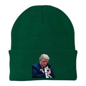 Trump 2024 Cat Maga Funny Trump Cat Knit Cap Winter Beanie